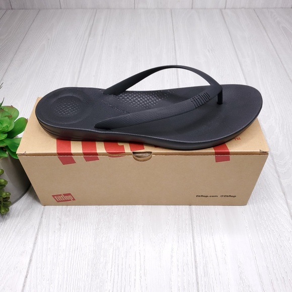 Fitflop IQUSHION Men’s Ergonomic Flip-Flops Sze 12 - Picture 4 of 7